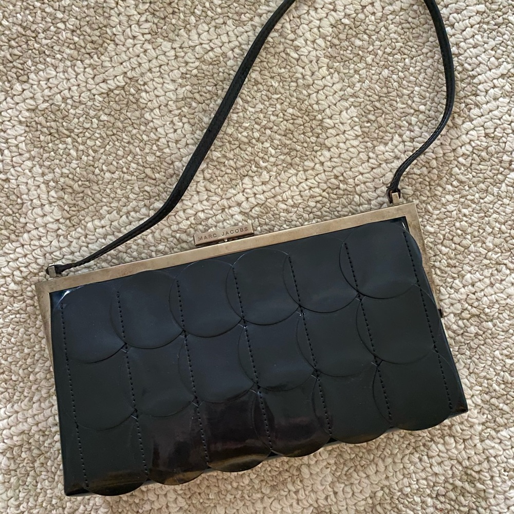 Marc Jacobs leather clutch/shoulder bag